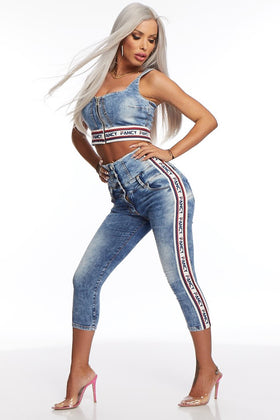 DENIM FANCY SET 7392/7393