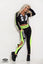 ACTIVEWEAR SET WITH GREEN NEON INSERTS  7191/7192 G
